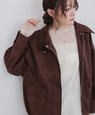 【バブ ブージュルード/Bab Bou Jeloud】の2WAYオーバーブルゾンジャケット 人気、トレンドファッション・服の通販 founy(ファニー) ファッション Fashion レディースファッション Fashion for Women アウター Coat / Outerwear Collection レディースジャケット・軽アウター Jackets ブルゾンジャケット・スポーティアウター Blouson Jackets おすすめ Recommended / Our Picks ジップ Zip, Zipper ジャケット Jacket, Outerwear フェミニン Feminine, Girly ブルゾン Blouson, Bomber Jacket ポケット Pocket, Pocket Detail ミドル Middle Length, Mid Height ワイド Wide, Wide Fit ビジネス 仕事 通勤 Business / Work / Commuting 定番 Standard, Basic Item A/W・秋冬 Autumn/Winter thumbnail BROWN|ID: prp329100004687281 ipo3291000000033847016