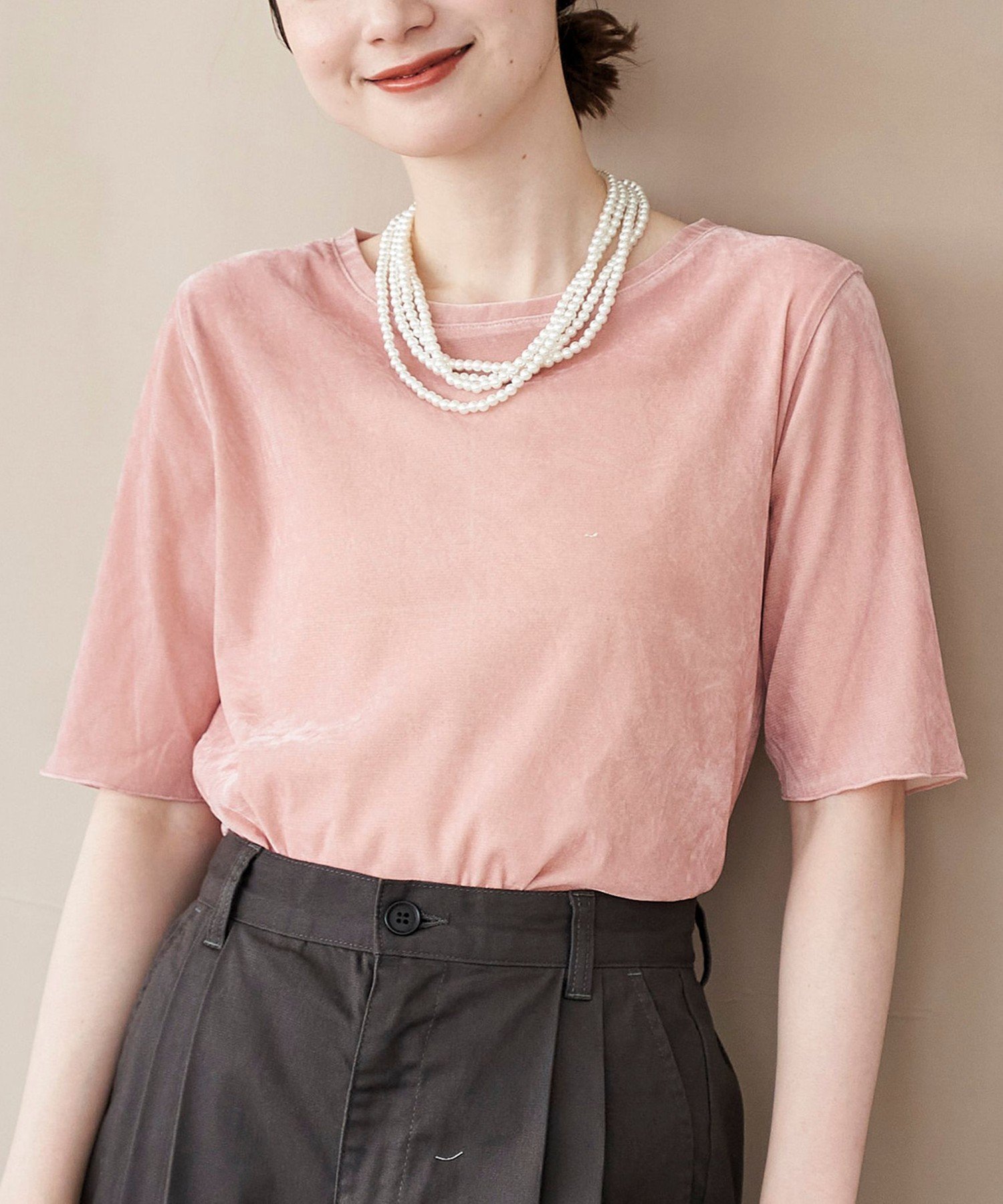 【コーエン/COEN】のシアーベロアハーフスリーブTシャツ 人気、トレンドファッション・服の通販 founy(ファニー) 　ファッション　Fashion　レディースファッション　Fashion for Women　トップス・カットソー　Cut & Sew Tops　シャツ・ブラウス・オフィスカジュアル　Elegant Blouses & Button-Ups　ロングTシャツ・Tシャツ　Longline T-Shirts & Tees　ベロアトップス　Velour Tops / Velvet-Look Items　インナー　Innerwear　カットソー　Cut and Sewn Top　シアー　Sheer, See-Through　シンプル　Simple, Minimal　トレンド　Trend, Trending Now　ベロア　Velour, Soft Velvet　半袖　Short Sleeve, Half Sleeve　おすすめ　Recommended / Our Picks　 other-1|ID: prp329100004687287 ipo3291000000033975249