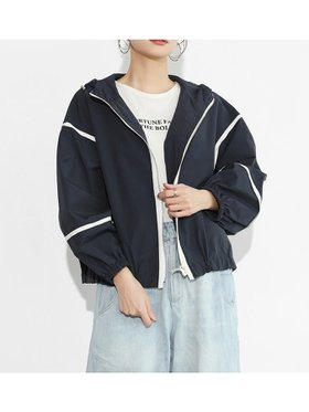 【ヴァン/Vin】のバイカラーパイピングマウンテンパーカー 人気、トレンドファッション・服の通販 founy(ファニー) ファッション Fashion レディースファッション Fashion for Women トップス・カットソー Cut & Sew Tops レディースパーカー・カジュアルフーディー Casual Hoodies & Sweatshirts アウトドア Outdoor Clothing ギャザー Gathered, Ruffled パーカー Hoodie, Parka フェミニン Feminine, Girly ポケット Pocket, Pocket Detail |ID:prp329100004687301