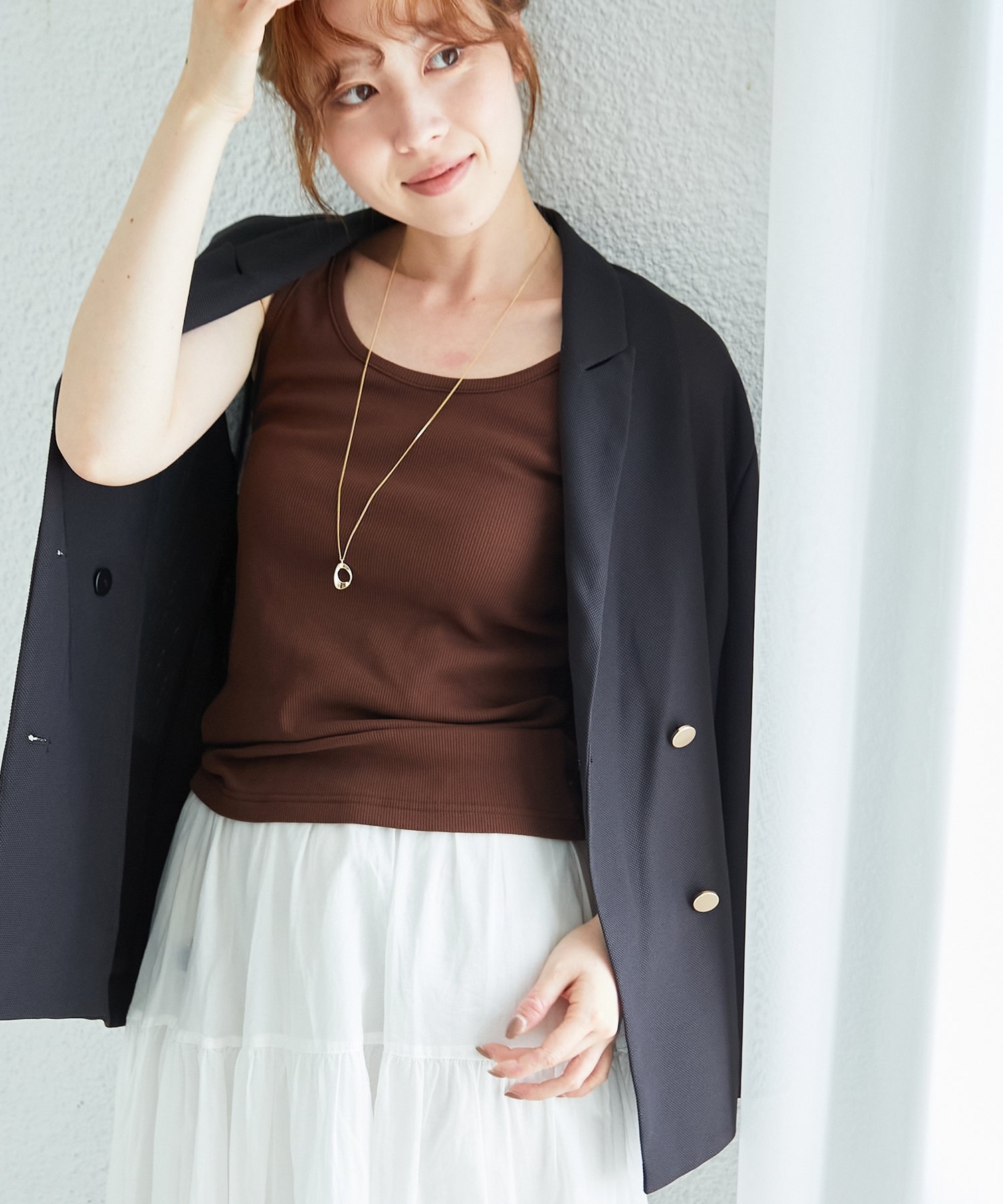 【ルクールブラン/le.coeur blanc】のメッシュダブルブレストジャケット インテリア・キッズ・メンズ・レディースファッション・服の通販 founy(ファニー) 　ファッション　Fashion　レディースファッション　Fashion for Women　アウター　Coat / Outerwear Collection　レディースジャケット・軽アウター　Jackets　おすすめ　Recommended / Our Picks　シアー　Sheer, See-Through　ジャケット　Jacket, Outerwear　ダブル　Double, Double-Breasted　デニム　Denim, Jeans Material　メッシュ　Mesh, Net Fabric　エレガント 上品　Elegant　ブラック|ID: prp329100004687321 ipo3291000000033847272