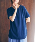 【ラナン/Ranan】のRanan/ B.C ひんやり!UV!ラウンドヘムプルオーバー ネイビー|ID: prp329100004687329 ipo3291000000033847328