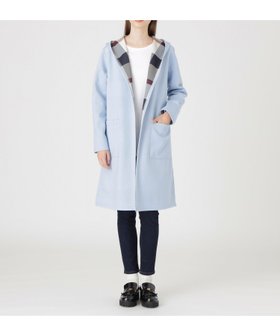 【ブルーレーベル クレストブリッジ/BLUE LABEL CRESTBRIDGE】のクレストブリッジチェックリバーシブルダンボールコーディガン 人気、トレンドファッション・服の通販 founy(ファニー) ファッション Fashion レディースファッション Fashion for Women おすすめ Recommended / Our Picks インナー Innerwear カットソー Cut and Sewn Top コーディガン Coatigan, Knit Coat チェック Check, Plaid, Tartan プリント Print, Printed Pattern リバーシブル Reversible, Two-Sided 無地 Plain, Solid Color |ID:prp329100004687351