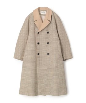 【トゥモローランド/TOMORROWLAND】のコットンリバーチェック ダブルブレストコート 人気、トレンドファッション・服の通販 founy(ファニー) ファッション Fashion レディースファッション Fashion for Women アウター Coat / Outerwear Collection コート・ロングコート・ピーコート Long Coats, Peacoats & More おすすめ Recommended / Our Picks インナー Innerwear クラシカル Classical, Vintage-Inspired チェック Check, Plaid, Tartan パターン Pattern, Design Print フォルム Silhouette, Form フロント Front, Front Design 無地 Plain, Solid Color |ID:prp329100004687352
