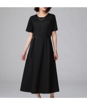 【アンタイトル/UNTITLED】の【きれいめカジュアル/セミフレア】異素材ドッキングワンピース 人気、トレンドファッション・服の通販 founy(ファニー) ファッション Fashion レディースファッション Fashion for Women ワンピース Dresses おすすめ Recommended / Our Picks ドッキング Docking, Mixed Material フレア Flare, Flared ポケット Pocket, Pocket Detail 軽量 Lightweight, Ultra Light |ID:prp329100004687355