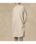【ビショップ/Bshop】のコットンポプリン バンドカラーチュニック WOMEN GREY系1|ID: prp329100004687374 ipo3291000000033847712