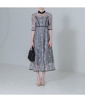 【レジャ/Leja】のLEJA-花柄刺繍レースチュールパフスリーブAラインワンピースドレス結婚式 人気、トレンドファッション・服の通販 founy(ファニー) ファッション Fashion レディースファッション Fashion for Women ワンピース Dresses フォーマル・パーティードレス・結婚式用ドレス Elegant & Casual Dresses Aラインワンピース・フレアシルエット A-Line Dresses / Flared Silhouette Dresses エレガント 上品 Elegant オケージョン Occasion Wear スリーブ Sleeve, Long Sleeve / Short Sleeve チュール Tulip, Tulip Motif ドレス Dress, One-Piece フォルム Silhouette, Form フォーマル Formal, Dressy フロント Front, Front Design マーメイド Mermaid, Fishtail Silhouette ワンポイント One Point, Statement Accent 結婚式 Wedding 披露宴 Wedding Reception 二次会 After Party |ID:prp329100004687376