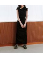 【スナイデル/SNIDEL】のドレープカットワンピース BLK[009]|ID:prp329100004687377