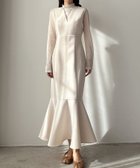 【ジュノア/JUNOAH】のLouere 深Vネックツイードマーメイドジャンパースカート アイボリー|ID: prp329100004687402 ipo3291000000034455905