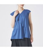 【カリテ/qualite】のアシメフレアカットソー ブルー|ID: prp329100004687412 ipo3291000000033848010