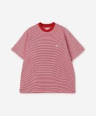 【ビショップ/Bshop】のクルーネックTシャツ STRIPE WOMEN 人気、トレンドファッション・服の通販 founy(ファニー) ファッション Fashion レディースファッション Fashion for Women トップス・カットソー Cut & Sew Tops シャツ・ブラウス・オフィスカジュアル Elegant Blouses & Button-Ups ロングTシャツ・Tシャツ Longline T-Shirts & Tees なめらか Smooth, Silky Texture インナー Innerwear カットソー Cut and Sewn Top シンプル Simple, Minimal thumbnail RED系1|ID: prp329100004687423 ipo3291000000033848126