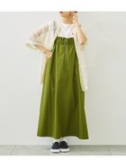 【サマンサモスモス/Samansa Mos2】のコットンナイロンハーフジップジャンパースカート 人気、トレンドファッション・服の通販 founy(ファニー) ファッション Fashion レディースファッション Fashion for Women スカート Skirts フロント Front, Front Design thumbnail カーキ|ID: prp329100004687446 ipo3291000000033848395