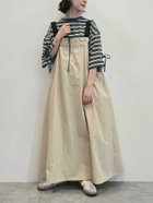 【サマンサモスモス/Samansa Mos2】のコットンナイロンハーフジップジャンパースカート 人気、トレンドファッション・服の通販 founy(ファニー) ファッション Fashion レディースファッション Fashion for Women スカート Skirts フロント Front, Front Design thumbnail ベージュ|ID: prp329100004687446 ipo3291000000033848397