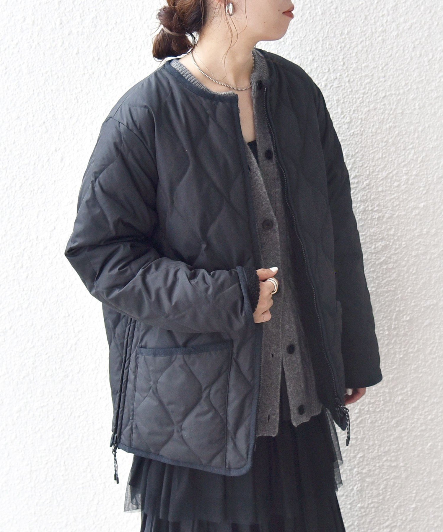 【シップス フォー ウィメン/SHIPS】の【SHIPS any別注】TAION 手洗い可能 ダウン ボア リバーシブル ジャケット インテリア・キッズ・メンズ・レディースファッション・服の通販 founy(ファニー) 　ファッション　Fashion　レディースファッション　Fashion for Women　アウター　Coat / Outerwear Collection　レディースジャケット・軽アウター　Jackets　アウトドア　Outdoor Clothing　インナー　Innerwear　ジップ　Zip, Zipper　ジャケット　Jacket, Outerwear　スポーツ　Sports, Activewear　スリット　Slit, Slit Detail　ダウン　Down, Puffer　定番　Standard, Basic Item　人気　Popular, Best Seller　別注　Limited Edition, Custom Order　防寒　Cold Protection, Winter-Ready　リバーシブル　Reversible, Two-Sided　2025年　2025　2025-2026秋冬・A/W　Autumn/Winter 2025–26 AW25–26　ブラック|ID: prp329100004687466 ipo3291000000034858655