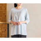 【ミゼール/MISSEL】の【洗える】オーガンジー刺繍 Aラインカットソー 人気、トレンドファッション・服の通販 founy(ファニー) ファッション Fashion レディースファッション Fashion for Women トップス・カットソー Cut & Sew Tops カットソー・ベーシックTシャツ Cut-and-Sewn Tops / Stretch Tees & Basics エレガント 上品 Elegant オーガンジー Organza Fabric カットソー Cut and Sewn Top チェーン Chain, Chain Strap フレア Flare, Flared プリント Print, Printed Pattern 人気 Popular, Best Seller 夏 Summer 春 Spring S/S・春夏 SS, Spring/Summer, Warm Season 洗える Machine Washable 鹿の子 Piqué, Kanoko Fabric thumbnail ブルー|ID: prp329100004687490 ipo3291000000033848811