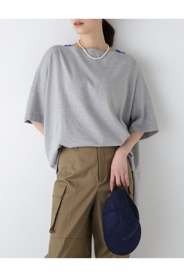 【ヒューマンウーマン/HUMAN WOMAN】の天竺カットソー インテリア・キッズ・メンズ・レディースファッション・服の通販 founy(ファニー) https://founy.com/ ファッション Fashion レディースファッション Fashion for Women トップス・カットソー Cut & Sew Tops カットソー・ベーシックTシャツ Cut-and-Sewn Tops / Stretch Tees & Basics おすすめ Recommended / Our Picks カットソー Cut and Sewn Top カーゴパンツ Cargo Pants, Utility Pants シンプル Simple, Minimal スタンダード Standard, Basic デニム Denim, Jeans Material バランス Balance, Style Balance フレンチ French, French Style フロント Front, Front Design ボトム Bottoms, Lower Wear ルーズ Loose, Oversized |ID: prp329100004687529 ipo3291000000033849224