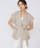 【イネド/INED】のフレンチスリーブジャケット 人気、トレンドファッション・服の通販 founy(ファニー) ファッション Fashion レディースファッション Fashion for Women アウター Coat / Outerwear Collection レディースジャケット・軽アウター Jackets ジャケット Jacket, Outerwear スリーブ Sleeve, Long Sleeve / Short Sleeve フレンチ French, French Style ボックス Boxy, Box Shape ボトム Bottoms, Lower Wear ポケット Pocket, Pocket Detail thumbnail ベージュ|ID: prp329100004687561 ipo3291000000033849464