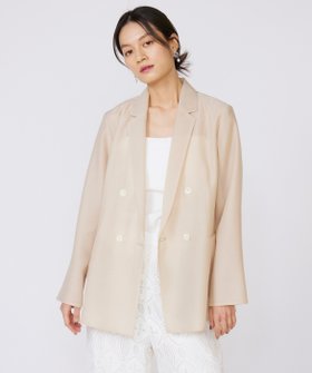 【イネド/INED】のオーガンジーシアージャケット 人気、トレンドファッション・服の通販 founy(ファニー) ファッション Fashion レディースファッション Fashion for Women アウター Coat / Outerwear Collection レディースジャケット・軽アウター Jackets オーガンジー Organza Fabric ジャケット Jacket, Outerwear ダブル Double, Double-Breasted バランス Balance, Style Balance ポケット Pocket, Pocket Detail マニッシュ Mannish, Boyish モダン Modern, Contemporary |ID:prp329100004687568