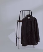 【ナノ ユニバース/nano universe】のフェイクレザーシャツジャケット ブラック|ID: prp329100004687574 ipo3291000000033930366