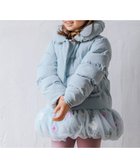 【パンパンテュテュ/panpantutu / KIDS】のお花とリボンのバルーンコート(80-130cm) 人気、トレンドファッション・服の通販 founy(ファニー) ファッション Fashion キッズファッション Fashion for Kids アンティーク Antique-Inspired センター Center, Center Line ダブル Double, Double-Breasted バルーン Balloon, Balloon Silhouette モコモコ Fuzzy, Fluffy モチーフ Motif, Design Theme ラベンダー Lavender リボン Ribbon, Bow ループ Loop, Loop Knit ロマンティック Romantic, Feminine Style A/W・秋冬 Autumn/Winter thumbnail フレンチブルー|ID: prp329100004687624 ipo3291000000034119269