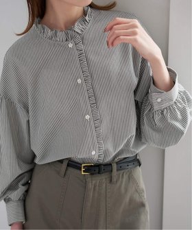 【スローブ イエナ/SLOBE IENA】 《追加》ミニフリルブラウス人気、トレンドファッション・服の通販 founy(ファニー) ファッション Fashion レディースファッション Fashion for Women トップス・カットソー Cut & Sew Tops シャツ・ブラウス・オフィスカジュアル Elegant Blouses & Button-Ups 2025年 2025 2025春夏・S/S Spring/Summer 2025 SS25 おすすめ Recommended / Our Picks インナー Innerwear フリル Frill, Ruffle フロント Front, Front Design ロング Long, Long-Length |ID:prp329100004687631