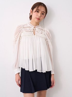 【スナイデル/SNIDEL】 楊柳シフォンブラウス人気、トレンドファッション・服の通販 founy(ファニー) ファッション Fashion レディースファッション Fashion for Women トップス・カットソー Cut & Sew Tops シャツ・ブラウス・オフィスカジュアル Elegant Blouses & Button-Ups インナー Innerwear ウェーブ Wavy Pattern キャミソール Camisole, Spaghetti Strap Top 今季 This Season, Current Season シフォン Chiffon, Lightweight Fabric スタンド Stand Collar, Upright Stand デニム Denim, Jeans Material トレンド Trend, Trending Now 人気 Popular, Best Seller フリル Frill, Ruffle ベロア Velour, Soft Velvet ボトム Bottoms, Lower Wear ボヘミアン Bohemian, Ethnic Style ミックス Mix, Mixed Style リボン Ribbon, Bow レース Lace, Lace Fabric ロマンティック Romantic, Feminine Style おすすめ Recommended / Our Picks |ID:prp329100004687656