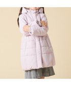 【アー ヴェー ヴェー/a.v.v / KIDS】の100-160 【フード取り外し可能/お家で洗える】フィット フレア中綿ロングコート ピンク|ID: prp329100004687659 ipo3291000000035107646