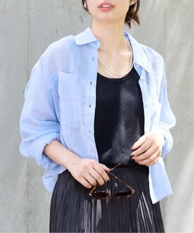 【イエナ/IENA】のラミーショートシャツ 人気、トレンドファッション・服の通販 founy(ファニー) ファッション Fashion レディースファッション Fashion for Women トップス・カットソー Cut & Sew Tops シャツ・ブラウス・オフィスカジュアル Elegant Blouses & Button-Ups 2025年 2025 2025春夏・S/S Spring/Summer 2025 SS25 ショート Short, Short Length スリット Slit, Slit Detail バランス Balance, Style Balance ボトム Bottoms, Lower Wear ロング Long, Long-Length 夏 Summer 羽織 Haori, Light Jacket |ID:prp329100004687671