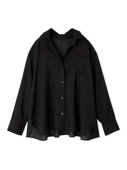 【スナイデル/SNIDEL】のSustainableシアーシャツ インテリア・キッズ・メンズ・レディースファッション・服の通販 founy(ファニー) 　ファッション　Fashion　レディースファッション　Fashion for Women　トップス・カットソー　Cut & Sew Tops　シャツ・ブラウス・オフィスカジュアル　Elegant Blouses & Button-Ups　ウェーブ　Wavy Pattern　キャミソール　Camisole, Spaghetti Strap Top　ショルダー　Shoulder, Shoulder Strap　ドロップ　Drop Shoulder, Dropped Style　ポケット　Pocket, Pocket Detail　おすすめ　Recommended / Our Picks　BLK[009]|ID: prp329100004687691 ipo3291000000033850758