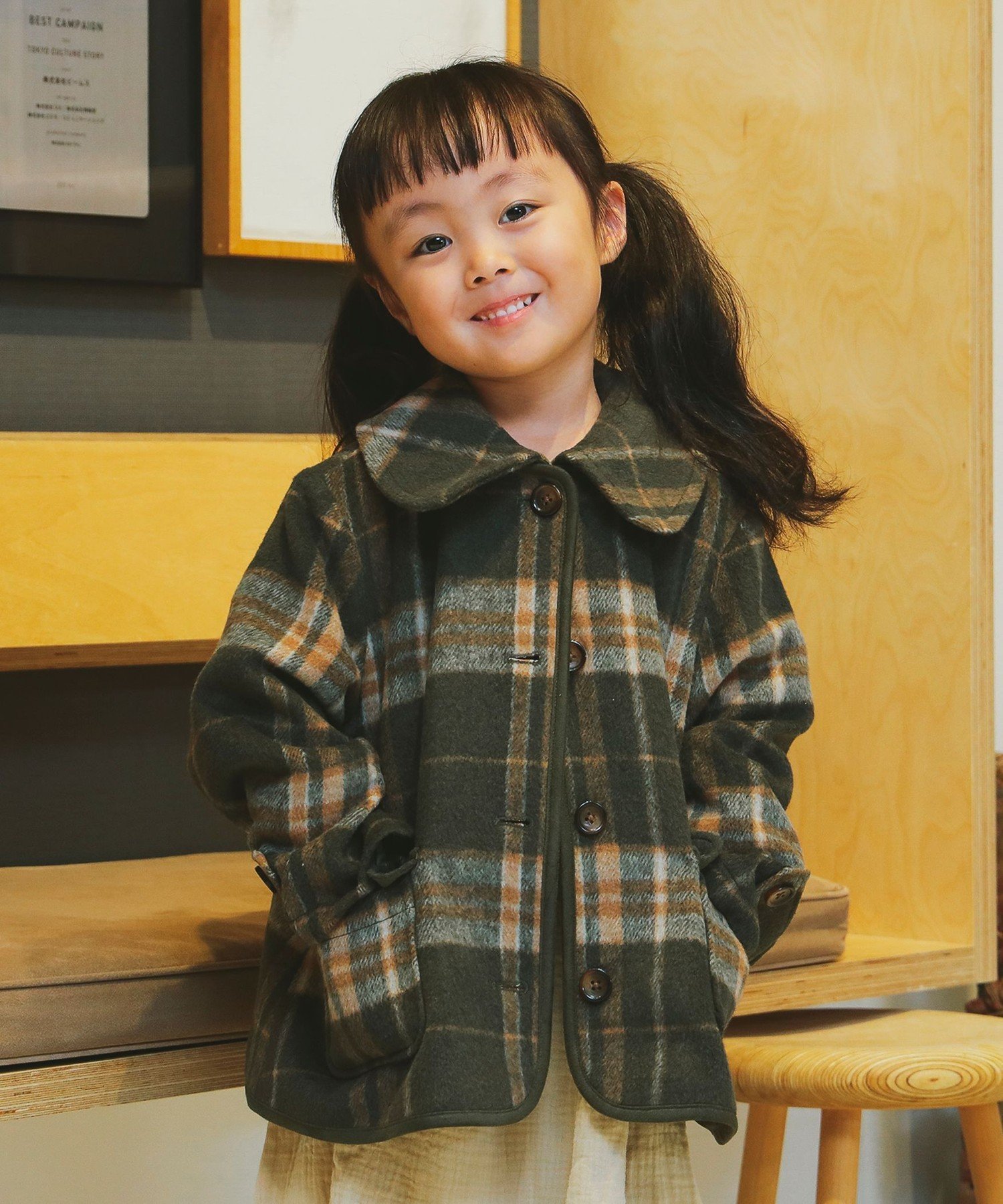 【ビームス/BEAMS / KIDS】の2way カラー メルトン コート (90~150cm) 人気、トレンドファッション・服の通販 founy(ファニー) 　ファッション　Fashion　キッズファッション　Fashion for Kids　おすすめ　Recommended / Our Picks　バランス　Balance, Style Balance　パターン　Pattern, Design Print　ベーシック　Basic, Essential　ミドル　Middle Length, Mid Height　メルトン　Melton, Heavy Wool　ラウンド　Round, Round Neck　A/W・秋冬　Autumn/Winter　 other-1|ID: prp329100004687699 ipo3291000000034119918
