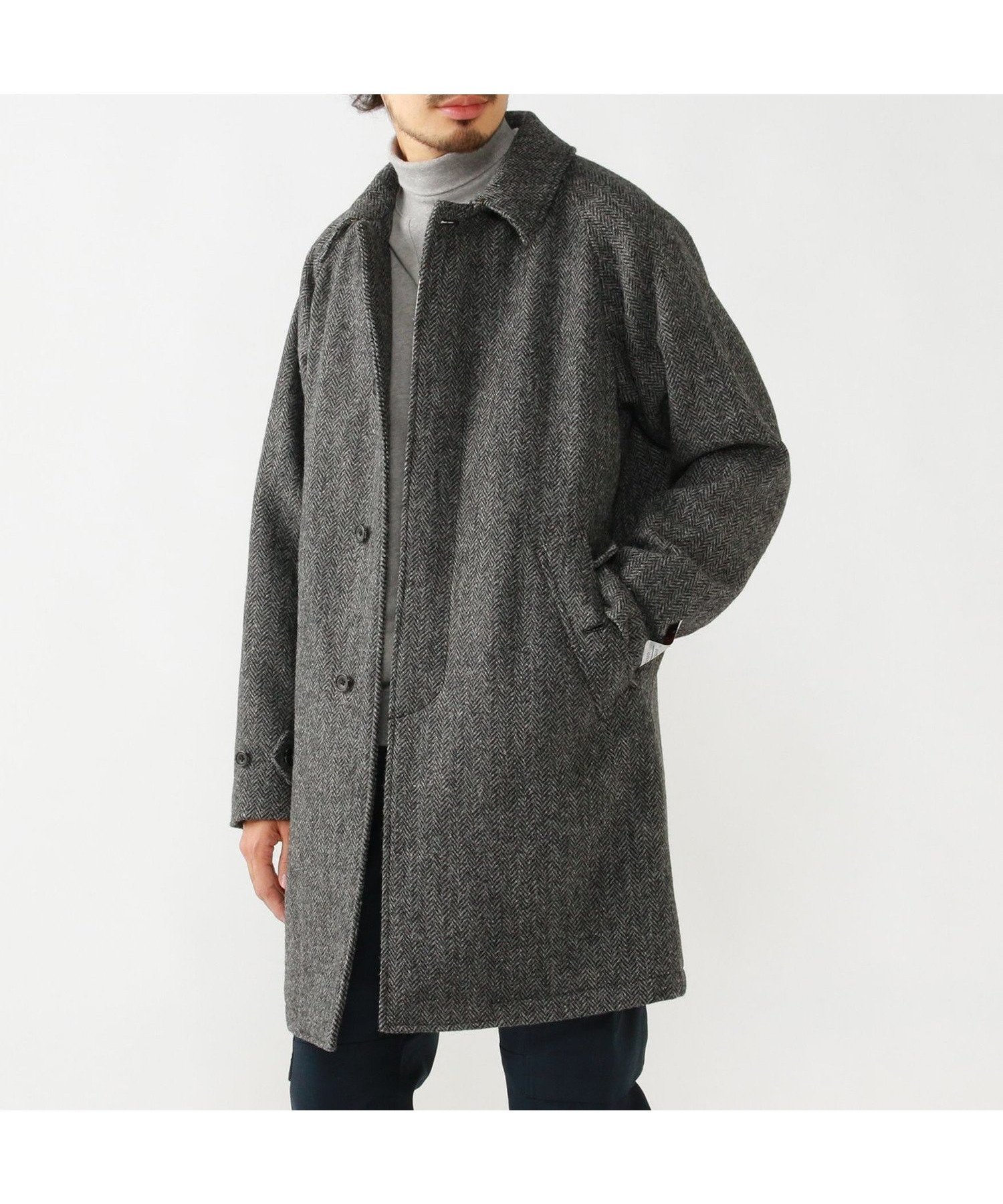 【ビームス/BEAMS / MEN】のBEAMS PLUS / ハリスツイード バルカラー コート 25AW 人気、トレンドファッション・服の通販 founy(ファニー) 　ファッション　Fashion　メンズファッション　Fashion for Men　クラシック　Classic, Timeless Style　軽量　Lightweight, Ultra Light　スマート　Smart, Elegant　スリーブ　Sleeve, Long Sleeve / Short Sleeve　スーツ　Suit, Formalwear　ツイード　Twill, Twill Weave　ポケット　Pocket, Pocket Detail　ライニング　Inner Lining, Inner Fabric, Lined　冬　Winter / This Winter　2025年　2025　2025-2026秋冬・A/W　Autumn/Winter 2025–26 AW25–26　 other-1|ID: prp329100004687745 ipo3291000000033851154