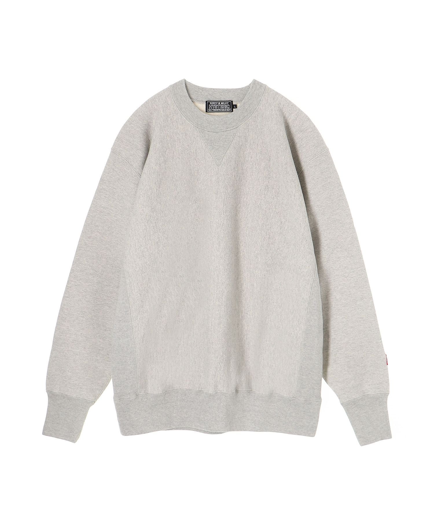 【ヒステリックグラマー/HYSTERIC GLAMOUR / MEN】のSEE NO EVILワッペン スウェット インテリア・キッズ・メンズ・レディースファッション・服の通販 founy(ファニー) 　ファッション　Fashion　メンズファッション　Fashion for Men　シンプル　Simple, Minimal　スウェット / スエット　Sweatshirt, Sweatwear　ワンポイント　One Point, Statement Accent　トップグレー|ID: prp329100004687783 ipo3291000000033851471