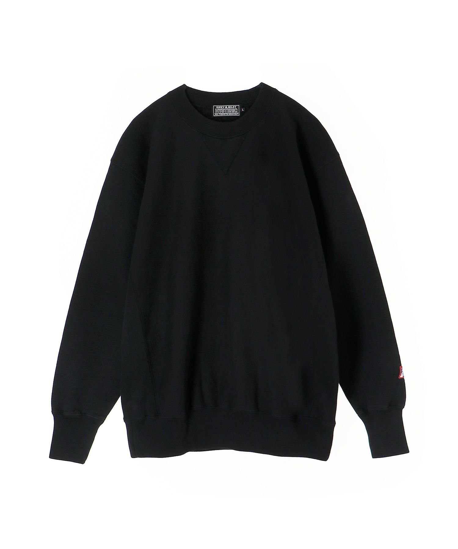 【ヒステリックグラマー/HYSTERIC GLAMOUR / MEN】のSEE NO EVILワッペン スウェット インテリア・キッズ・メンズ・レディースファッション・服の通販 founy(ファニー) 　ファッション　Fashion　メンズファッション　Fashion for Men　シンプル　Simple, Minimal　スウェット / スエット　Sweatshirt, Sweatwear　ワンポイント　One Point, Statement Accent　ブラック|ID: prp329100004687783 ipo3291000000033851472