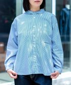 【ドミンゴ/DOMINGO】のコーマストライプ ラウンドカラーシャツ 人気、トレンドファッション・服の通販 founy(ファニー) ファッション Fashion レディースファッション Fashion for Women トップス・カットソー Cut & Sew Tops シャツ・ブラウス・オフィスカジュアル Elegant Blouses & Button-Ups ストライプ Stripe, Striped Pattern トレンド Trend, Trending Now ブロード Broadcloth, Fine Cotton ベーシック Basic, Essential ポケット Pocket, Pocket Detail ラウンド Round, Round Neck エレガント 上品 Elegant thumbnail ブルー系その他|ID: prp329100004687804 ipo3291000000033851669