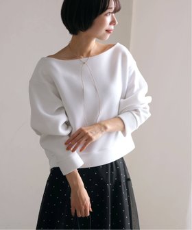 【ラ トータリテ/La TOTALITE】の【洗える】フォルムダンボールプルオーバー 人気、トレンドファッション・服の通販 founy(ファニー) ファッション Fashion レディースファッション Fashion for Women トップス・カットソー Cut & Sew Tops カジュアルプルオーバー・ニットトップス Pullovers & Knit Tops / Casual Pullovers 2025年 2025 2025春夏・S/S Spring/Summer 2025 SS25 おすすめ Recommended / Our Picks コンパクト Compact, Small Size スウェット / スエット Sweatshirt, Sweatwear チャーム Charm, Pendant ボトム Bottoms, Lower Wear レース Lace, Lace Fabric 洗える Machine Washable |ID:prp329100004687814