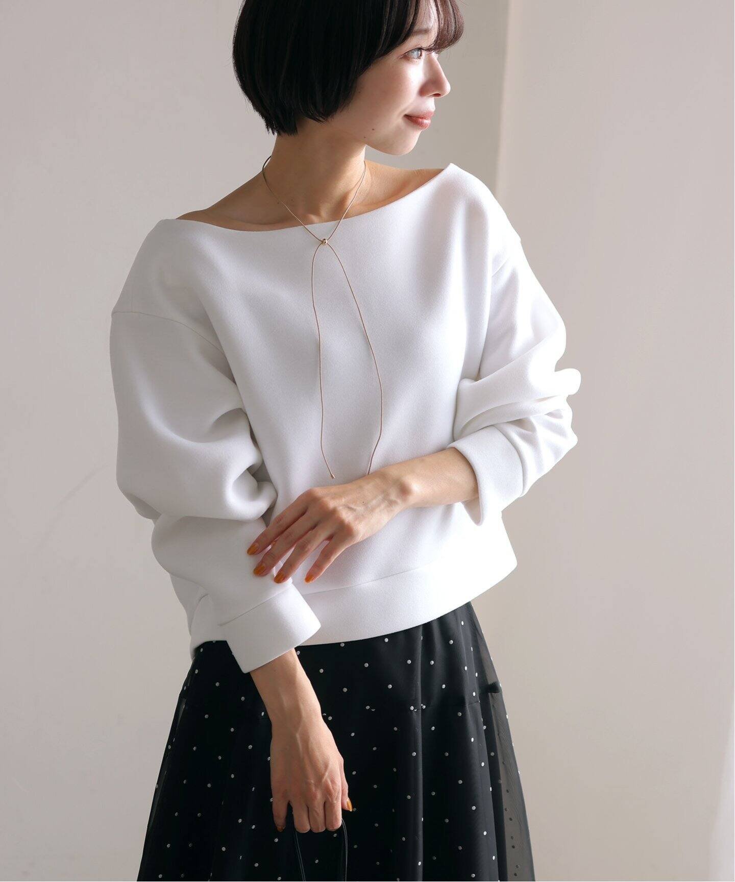【ラ トータリテ/La TOTALITE】の【洗える】フォルムダンボールプルオーバー 人気、トレンドファッション・服の通販 founy(ファニー) 　ファッション　Fashion　レディースファッション　Fashion for Women　トップス・カットソー　Cut & Sew Tops　カジュアルプルオーバー・ニットトップス　Pullovers & Knit Tops / Casual Pullovers　2025年　2025　2025春夏・S/S　Spring/Summer 2025 SS25　おすすめ　Recommended / Our Picks　コンパクト　Compact, Small Size　スウェット / スエット　Sweatshirt, Sweatwear　チャーム　Charm, Pendant　ボトム　Bottoms, Lower Wear　レース　Lace, Lace Fabric　洗える　Machine Washable　 other-1|ID: prp329100004687814 ipo3291000000033851750
