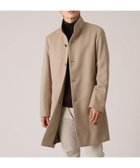 【タケオキクチ/TAKEO KIKUCHI / MEN】の【ウールカシミヤブレンド】ビーバー調 スタンドカラー コート 人気、トレンドファッション・服の通販 founy(ファニー) ファッション Fashion メンズファッション Fashion for Men エレガント 上品 Elegant スタンド Stand Collar, Upright Stand スーツ Suit, Formalwear バランス Balance, Style Balance ビジネス 仕事 通勤 Business / Work / Commuting マフラー Scarf, Muffler thumbnail ベージュ|ID: prp329100004687840 ipo3291000000033851929