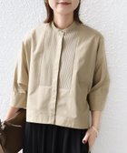【シップス フォー ウィメン/SHIPS】の手洗い可能 ピンタック 羽織 シャツ 人気、トレンドファッション・服の通販 founy(ファニー) ファッション Fashion レディースファッション Fashion for Women トップス・カットソー Cut & Sew Tops シャツ・ブラウス・オフィスカジュアル Elegant Blouses & Button-Ups ストライプ Stripe, Striped Pattern フロント Front, Front Design ブロード Broadcloth, Fine Cotton 羽織 Haori, Light Jacket リラックス Relax, Relaxed Fit ワイド Wide, Wide Fit 夏 Summer エレガント 上品 Elegant thumbnail ベージュ|ID: prp329100004687866 ipo3291000000034035810