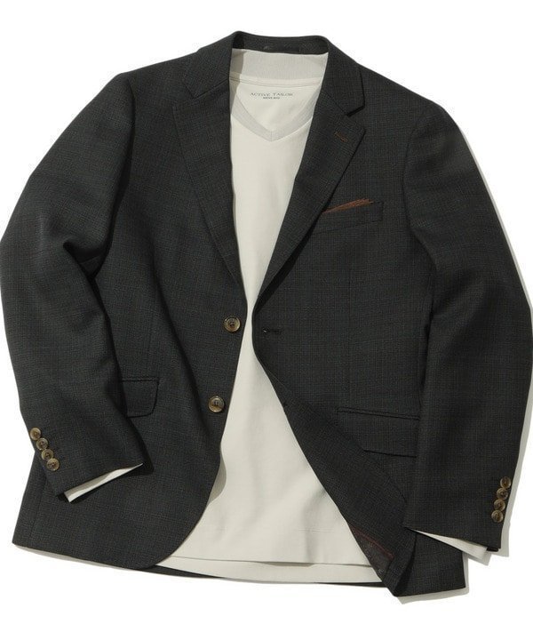 【メンズビギトーキョー/Men's Bigi / MEN】の【ACTIVE TAILOR】アソートストレッチジャケット インテリア・キッズ・メンズ・レディースファッション・服の通販 founy(ファニー) 　ファッション　Fashion　メンズファッション　Fashion for Men　ジャケット　Jacket, Outerwear　ストレッチ　Stretch, Stretchy Fabric　スラックス　Slacks, Dress Pants　セットアップ　Set-Up, Coordinated Outfit　ダウン　Down, Puffer　デニム　Denim, Jeans Material　ベスト　Vest, Waistcoat　ペイズリー　Paisley, Ethnic Pattern　ポケット　Pocket, Pocket Detail　A/W・秋冬　Autumn/Winter　おすすめ　Recommended / Our Picks　エレガント 上品　Elegant　ビジネス 仕事 通勤　Business / Work / Commuting　グリーン系|ID: prp329100004687880 ipo3291000000033852284