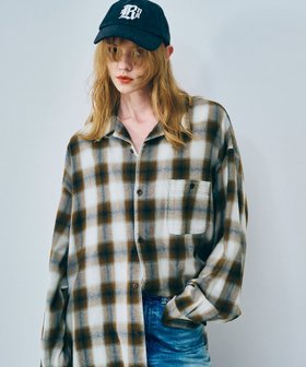 【アールエヌエー/RNA】のB2918 ヴィンテージオンブレーシャツ 人気、トレンドファッション・服の通販 founy(ファニー) ファッション Fashion レディースファッション Fashion for Women トップス・カットソー Cut & Sew Tops シャツ・ブラウス・オフィスカジュアル Elegant Blouses & Button-Ups チェック Check, Plaid, Tartan トレンド Trend, Trending Now ビスチェ Bustier, Corset Top |ID:prp329100004687884