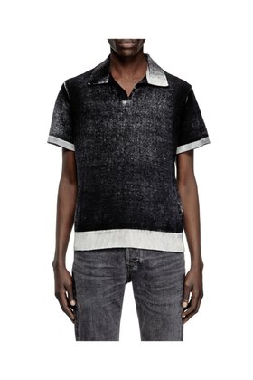 【ディーゼル/DIESEL / MEN】のメンズ ポロニット K-LORENZO-SS 人気、トレンドファッション・服の通販 founy(ファニー) ファッション Fashion メンズファッション Fashion for Men フィット Fit, Slim Fit プリント Print, Printed Pattern メンズ Men's, Menswear ルーズ Loose, Oversized レギュラー Regular, Standard Fit |ID:prp329100004687886