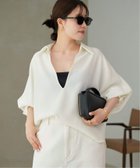 【プラージュ/Plage】の《追加》GEORGETTE SKIPPER ブラウス 人気、トレンドファッション・服の通販 founy(ファニー) ファッション Fashion レディースファッション Fashion for Women トップス・カットソー Cut & Sew Tops シャツ・ブラウス・オフィスカジュアル Elegant Blouses & Button-Ups ショルダー Shoulder, Shoulder Strap ジョーゼット Georgette, Semi-Sheer Fabric スキッパー Skipper, Open Collar スリット Slit, Slit Detail ドロップ Drop Shoulder, Dropped Style バランス Balance, Style Balance ボトム Bottoms, Lower Wear 人気 Popular, Best Seller ビジネス 仕事 通勤 Business / Work / Commuting A/W・秋冬 Autumn/Winter thumbnail ホワイト|ID: prp329100004688324 ipo3291000000033856606