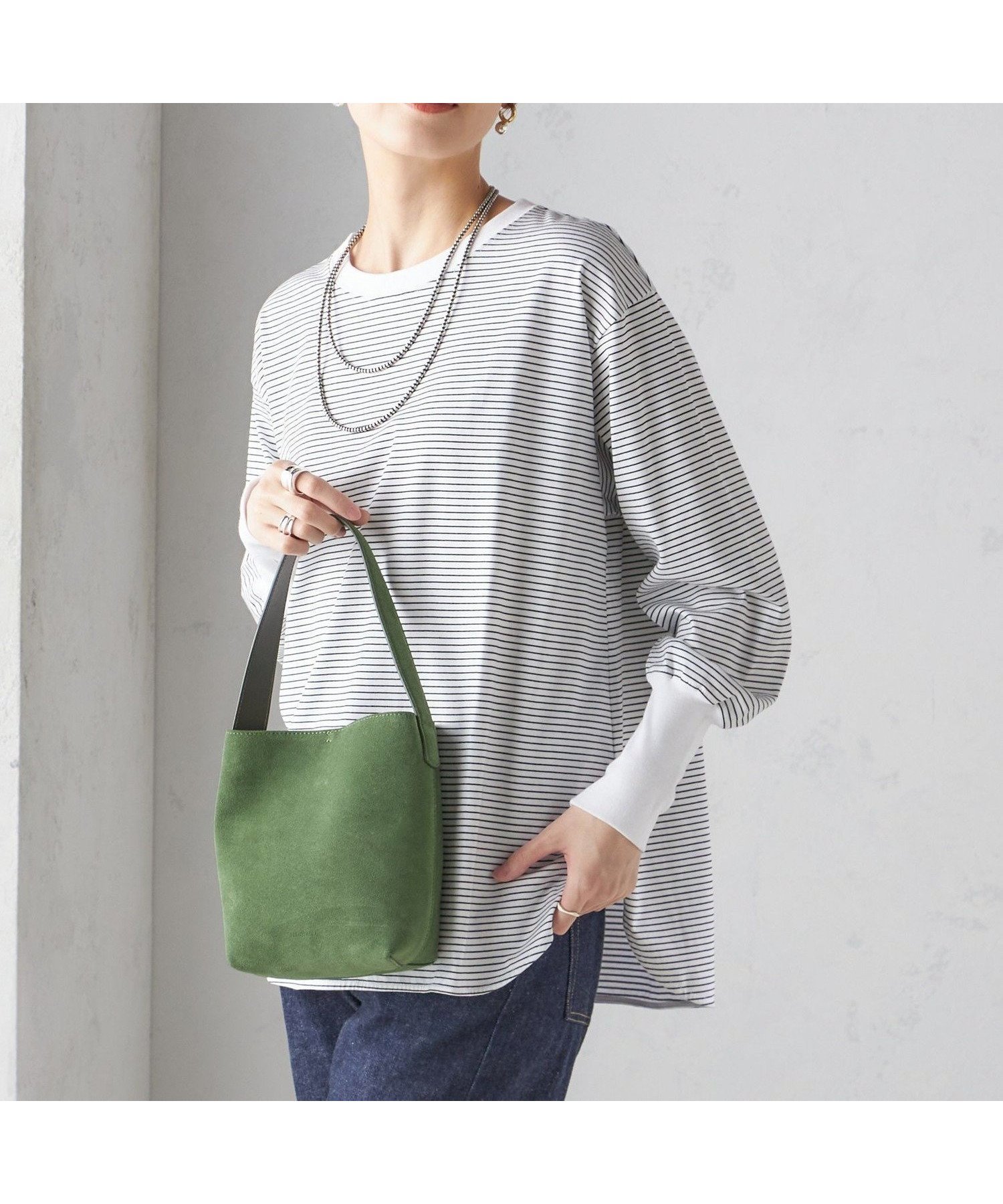【シップス フォー ウィメン/SHIPS】のロング リブ スリーブ カットソー ボーダー / ソリッド 人気、トレンドファッション・服の通販 founy(ファニー) 　ファッション　Fashion　レディースファッション　Fashion for Women　トップス・カットソー　Cut & Sew Tops　カットソー・ベーシックTシャツ　Cut-and-Sewn Tops / Stretch Tees & Basics　インナー　Innerwear　カットソー　Cut and Sewn Top　コンパクト　Compact, Small Size　スウェット / スエット　Sweatshirt, Sweatwear　スリーブ　Sleeve, Long Sleeve / Short Sleeve　ボトム　Bottoms, Lower Wear　ボーダー　Border, Stripe　ラウンド　Round, Round Neck　ロング　Long, Long-Length　おすすめ　Recommended / Our Picks　 other-1|ID: prp329100004688343 ipo3291000000033976465