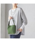 【シップス フォー ウィメン/SHIPS】のロング リブ スリーブ カットソー ボーダー / ソリッド ホワイト系|ID: prp329100004688343 ipo3291000000033976467
