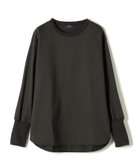 【シップス フォー ウィメン/SHIPS】のロング リブ スリーブ カットソー ボーダー / ソリッド ダークグレー|ID: prp329100004688343 ipo3291000000033976475