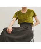 【アダム エ ロペ/ADAM ET ROPE'】のクラッシュベロアTシャツ 人気、トレンドファッション・服の通販 founy(ファニー) ファッション Fashion レディースファッション Fashion for Women トップス・カットソー Cut & Sew Tops シャツ・ブラウス・オフィスカジュアル Elegant Blouses & Button-Ups ロングTシャツ・Tシャツ Longline T-Shirts & Tees ベロアトップス Velour Tops / Velvet-Look Items アクセサリー Fashion Accessories 春 Spring 洗える Machine Washable クラッシュ Distressed, Crashed Style コンパクト Compact, Small Size シンプル Simple, Minimal ストレッチ Stretch, Stretchy Fabric スリーブ Sleeve, Long Sleeve / Short Sleeve ドレープ Drape, Draping Fabric ハーフ Half, Half-Length ベロア Velour, Soft Velvet ボトム Bottoms, Lower Wear A/W・秋冬 Autumn/Winter S/S・春夏 SS, Spring/Summer, Warm Season 夏 Summer エレガント 上品 Elegant 2025年 2025 2025春夏・S/S Spring/Summer 2025 SS25 thumbnail モスグリーン(32)|ID: prp329100004688402 ipo3291000000033857942