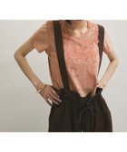 【アダム エ ロペ/ADAM ET ROPE'】のクラッシュベロアTシャツ 人気、トレンドファッション・服の通販 founy(ファニー) ファッション Fashion レディースファッション Fashion for Women トップス・カットソー Cut & Sew Tops シャツ・ブラウス・オフィスカジュアル Elegant Blouses & Button-Ups ロングTシャツ・Tシャツ Longline T-Shirts & Tees ベロアトップス Velour Tops / Velvet-Look Items アクセサリー Fashion Accessories 春 Spring 洗える Machine Washable クラッシュ Distressed, Crashed Style コンパクト Compact, Small Size シンプル Simple, Minimal ストレッチ Stretch, Stretchy Fabric スリーブ Sleeve, Long Sleeve / Short Sleeve ドレープ Drape, Draping Fabric ハーフ Half, Half-Length ベロア Velour, Soft Velvet ボトム Bottoms, Lower Wear A/W・秋冬 Autumn/Winter S/S・春夏 SS, Spring/Summer, Warm Season 夏 Summer エレガント 上品 Elegant 2025年 2025 2025春夏・S/S Spring/Summer 2025 SS25 thumbnail ピンク(63)|ID: prp329100004688402 ipo3291000000033857947