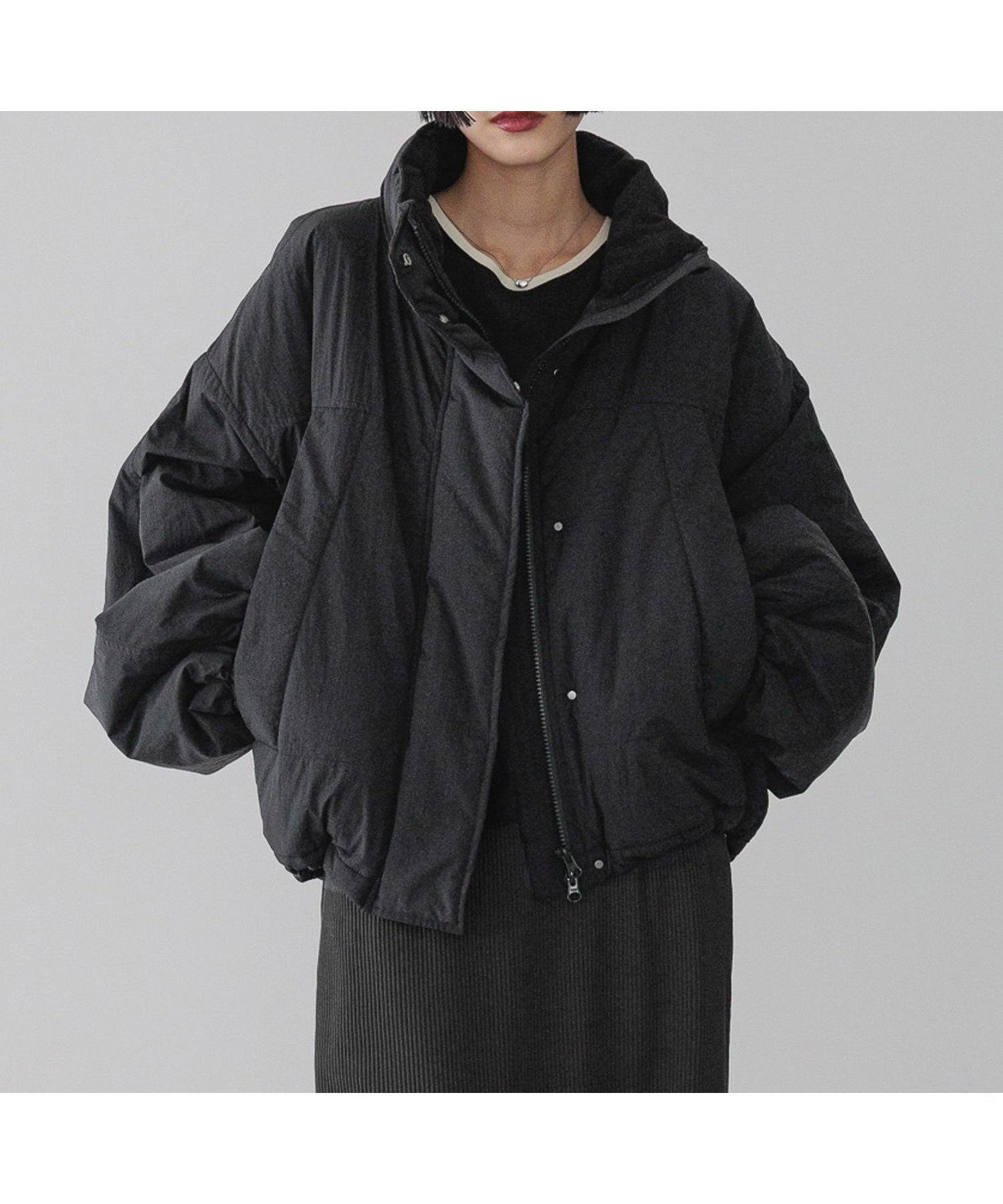 【ローリーズファーム/LOWRYS FARM】のモンスターショートコート インテリア・キッズ・メンズ・レディースファッション・服の通販 founy(ファニー) 　ファッション　Fashion　レディースファッション　Fashion for Women　アウター　Coat / Outerwear Collection　コート・ロングコート・ピーコート　Long Coats, Peacoats & More　コンパクト　Compact, Small Size　ショート　Short, Short Length　トレンド　Trend, Trending Now　ドローコード　Drawcord, Drawstring Cord　バランス　Balance, Style Balance　バルーン　Balloon, Balloon Silhouette　ポケット　Pocket, Pocket Detail　ワイド　Wide, Wide Fit　ワッシャー　Washer, Crinkled Finish　人気　Popular, Best Seller　NEWブラック|ID: prp329100004688420 ipo3291000000034370094