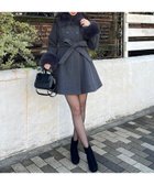 【マジェスティック レゴン/MAJESTIC LEGON】のマルチwayフェイクファーカラーフレアコート C/グレー|ID: prp329100004688437 ipo3291000000034524978