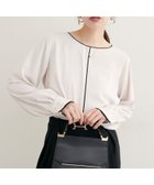 【ナチュラルクチュール/natural couture】の【WEB限定】バイカラー長袖ブラウス オフホワイト|ID: prp329100004688456 ipo3291000000034003378