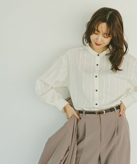【グローバルワーク/GLOBAL WORK】のシアーストライプシャツ長袖/575131 人気、トレンドファッション・服の通販 founy(ファニー) ファッション Fashion レディースファッション Fashion for Women トップス・カットソー Cut & Sew Tops シャツ・ブラウス・オフィスカジュアル Elegant Blouses & Button-Ups インナー Innerwear シアー Sheer, See-Through シンプル Simple, Minimal ジャケット Jacket, Outerwear ストライプ Stripe, Striped Pattern ダブル Double, Double-Breasted デニム Denim, Jeans Material ヨーク Yoke, Yoke Design ランダム Random, Irregular 長袖 Long Sleeve, Full Sleeve |ID:prp329100004688459